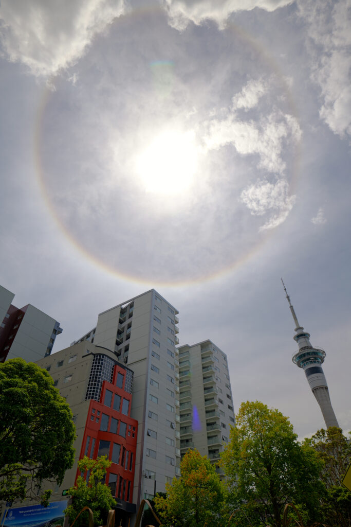 オークランド ハロ現象（日暈）