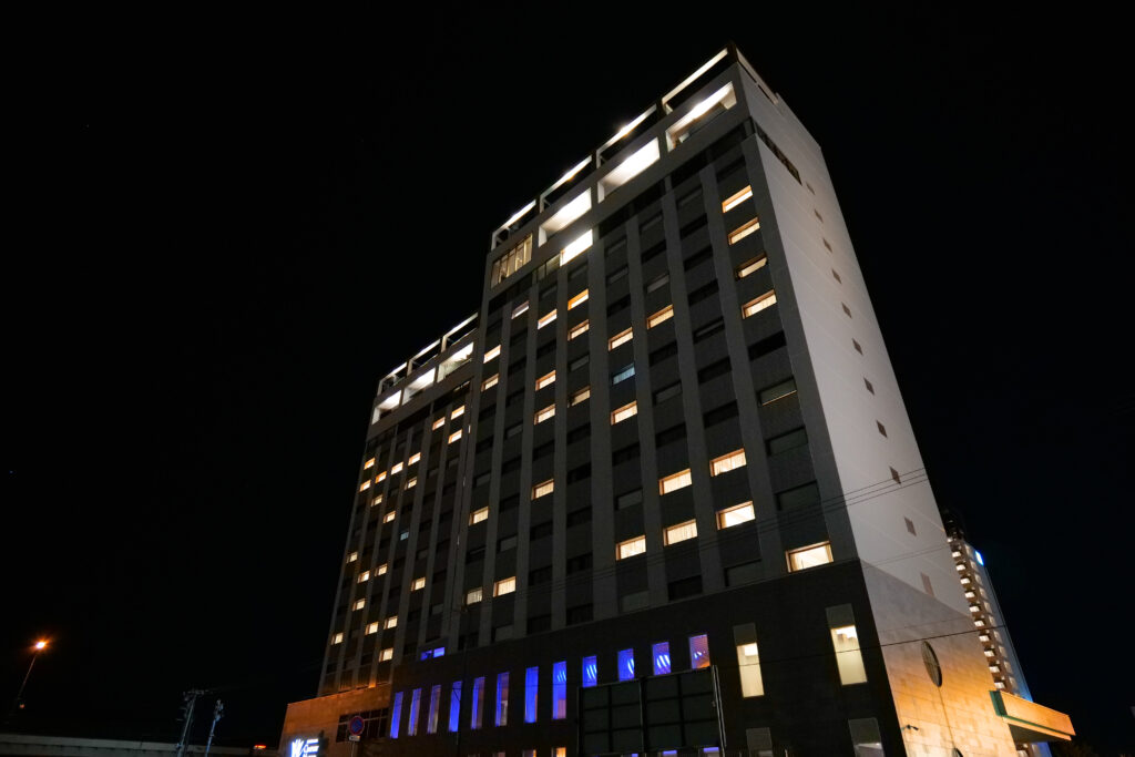 HOTEL & SPA センチュリーマリーナ函館 夜景 後ろ側