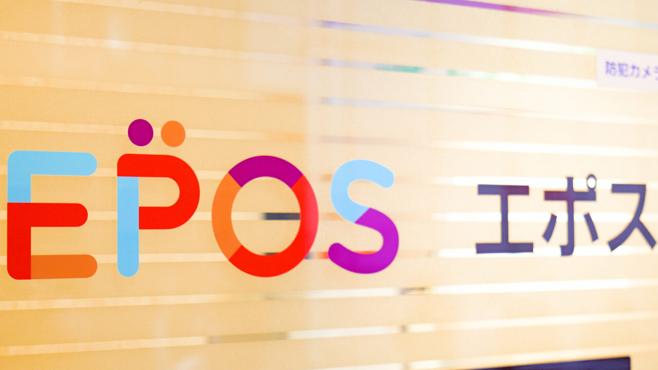 エポスカード ロゴ すりガラス