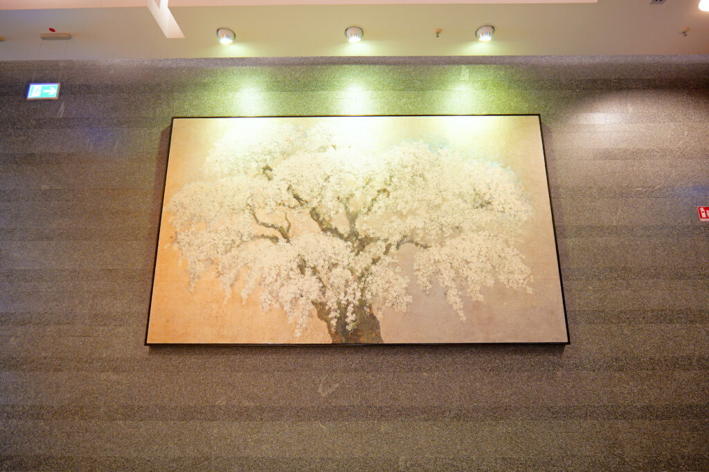 JALファーストクラスラウンジ フランクフルト国際空港 第2ターミナル（国際線） エントランス 絵画