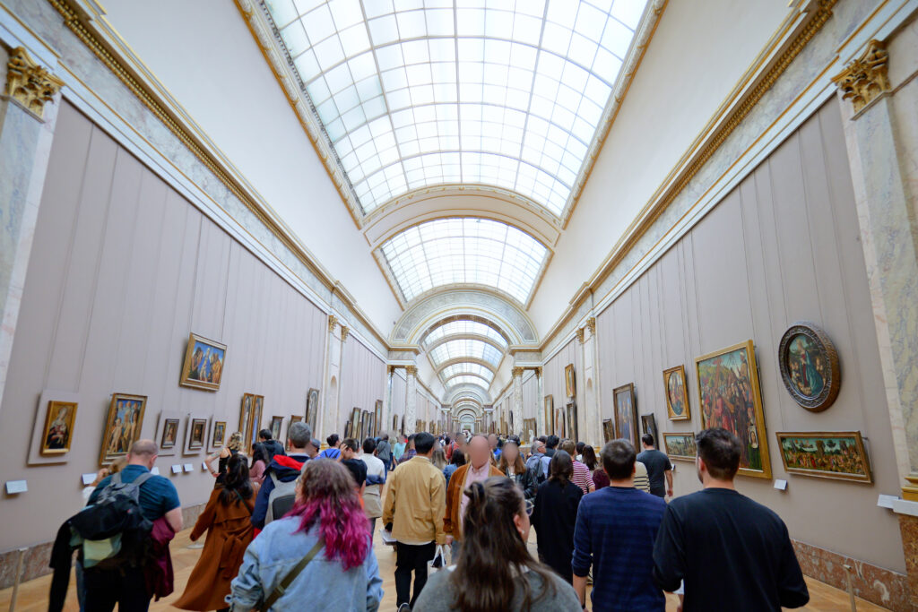 ルーヴル美術館（Musée du Louvre）ドゥノン翼 グランドギャラリー