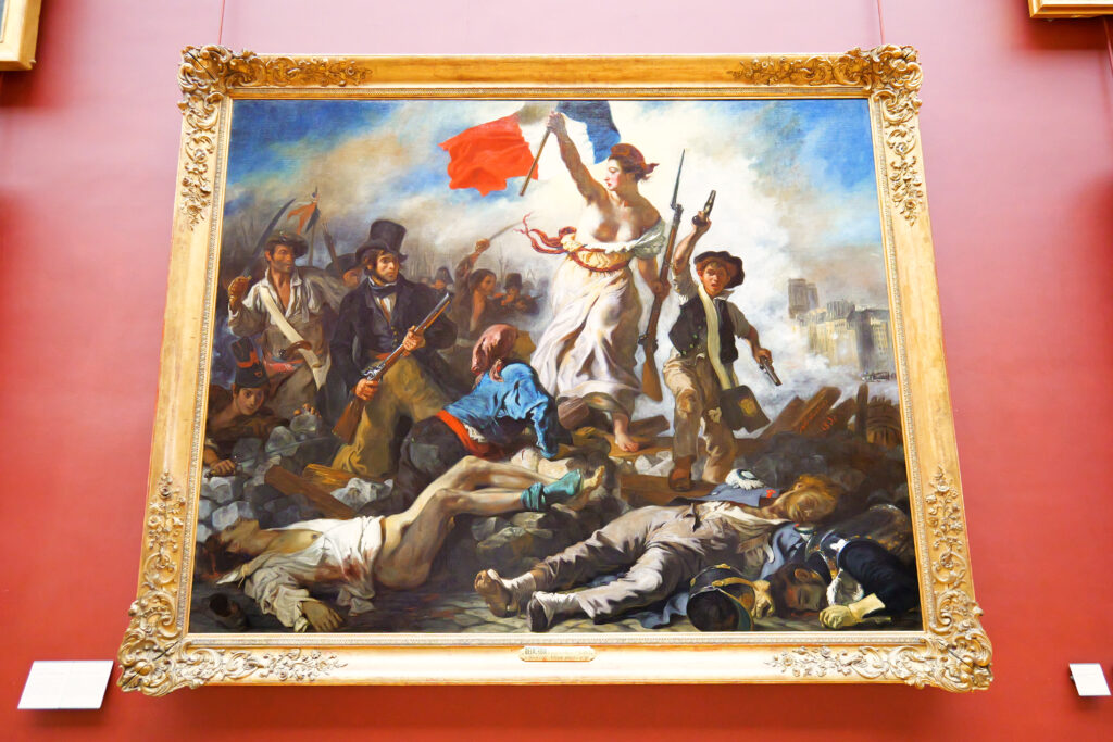 ルーヴル美術館（Musée du Louvre）民衆を導く自由の女神（La Liberté guidant le peuple）