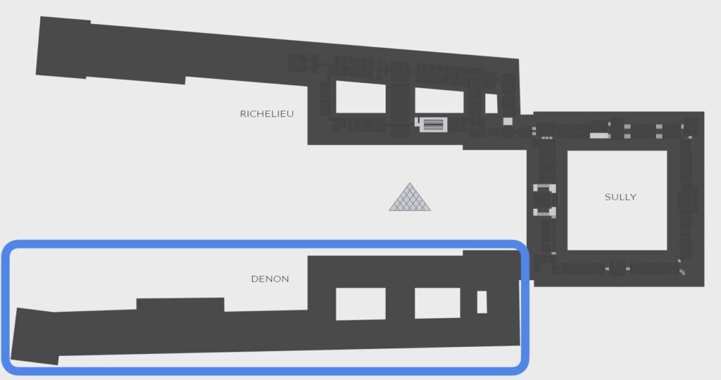 ルーヴル美術館（Musée du Louvre）館内マップ シュリー翼
