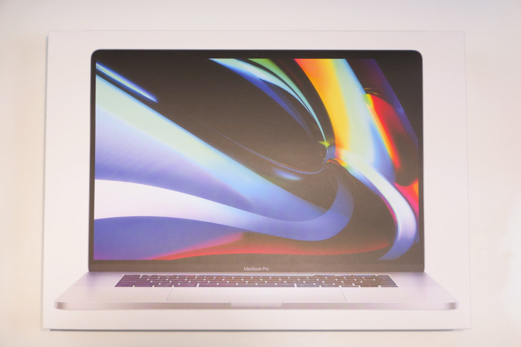 Macbook Pro 16インチ Ultimateモデル 箱上面