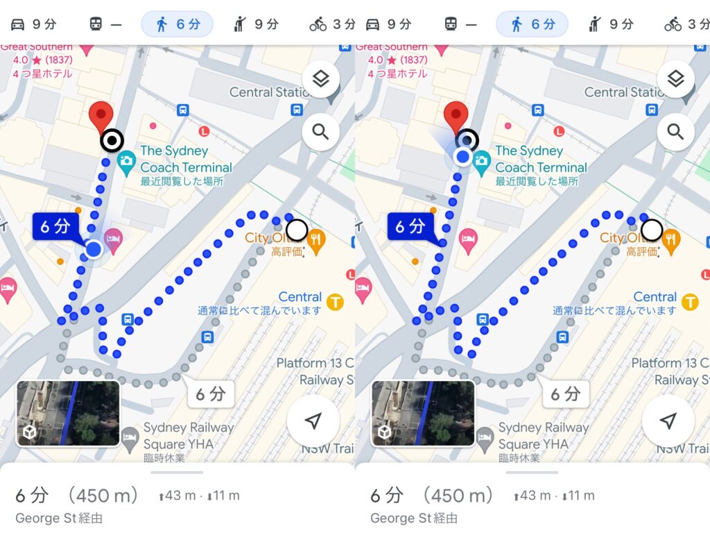 ラジカルストレージ（Radical Storage） シドニーセントラル駅 ルートマップ（経路地図）