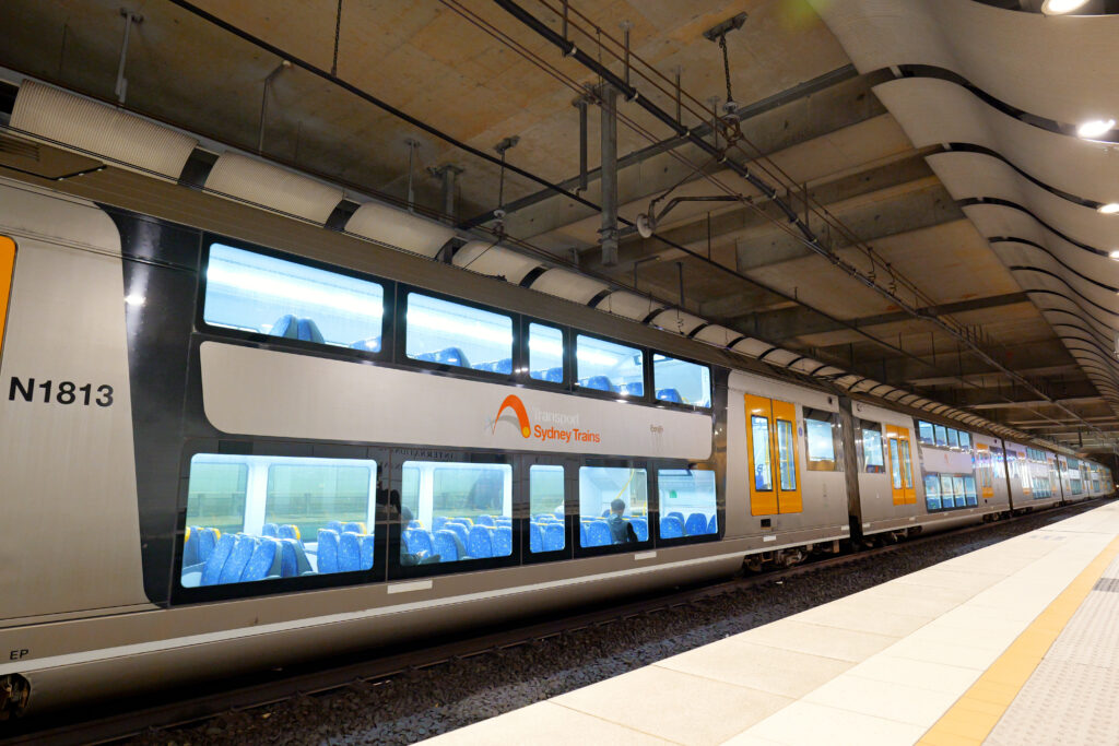 シドニー・キングスフォード・スミス国際空港 エアポートリンク（シドニー電車）国際線ターミナル駅 朝